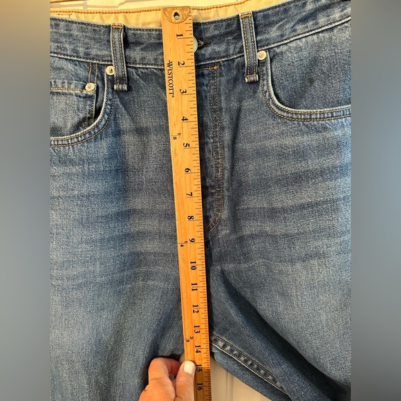 RAG & BONE 32 Maya High Rise Ankle Slim Button Fly Bluebell Cotton Jeans - Picture 11 of 14